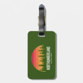 Northumberland Nationalpark Gepäckanhänger (Rückseite vertikal)