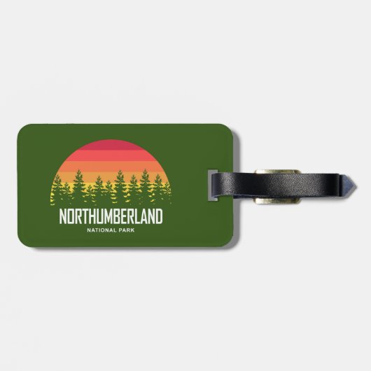 Northumberland Nationalpark Gepäckanhänger (Rückseite horizontal)