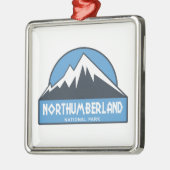 Northumberland Nationalpark Ornament Aus Metall (Links)