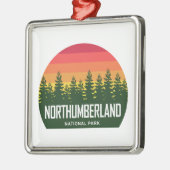 Northumberland Nationalpark Ornament Aus Metall (Links)