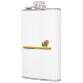 Northumberland Nationalpark Pine Trees Sun Flachmann (Links)