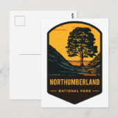 Northumberland Nationalpark Postkarte (Vorne/Hinten)