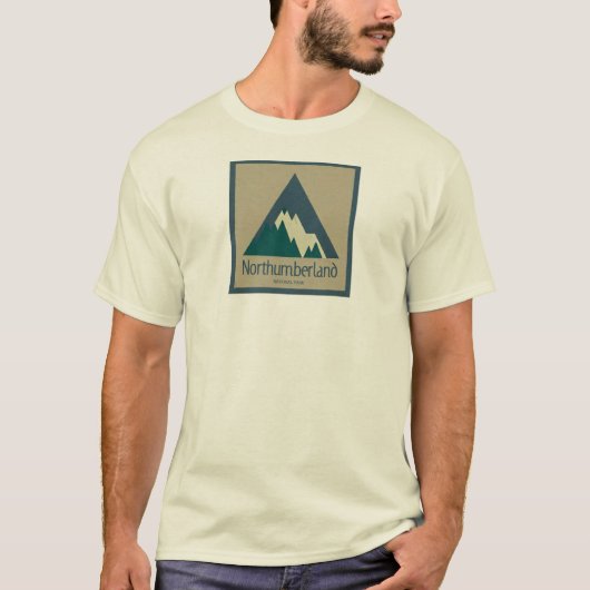 Northumberland Nationalpark Rustikal T-Shirt (Vorderseite)