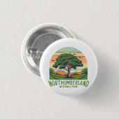 Northumberland Nationalpark Sycamore Gap Tree Eng Button (Vorne & Hinten)