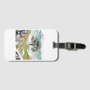 Northumberland Nationalpark Sycamore Gap Tree Gepäckanhänger