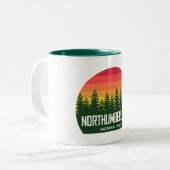 Northumberland Nationalpark Zweifarbige Tasse (Vorderseite Links)