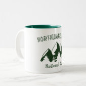 Northumberland Nationalpark Zweifarbige Tasse (Vorderseite Links)