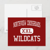 Northview Crossroads - Wildcats - Große Rapids Postkarte (Vorne/Hinten)