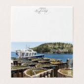 Northwest Cove Nova Scotia - 25 Leere Mitteilungsk (Außenseite Aufgefaltet)