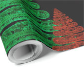 Northwest Crawler Crane in Track Fantasy Art Geschenkpapier (Rolleneckpunkt)