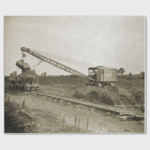 Northwest Engineering KRANOPERATOR BAGGER 18 Geschenkpapier (Flach)