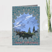 northwest holiday, mount rainier  karte (Vorderseite)