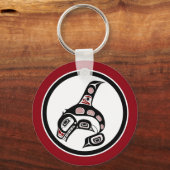 Northwest Pacific coast Haida art Killer whale Schlüsselanhänger (Vorderseite)