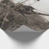 Northwest Shovel Co. Green Bay Frühbau Geschenkpapier (Ecke)