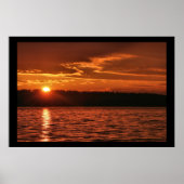 Northwest Sunset Poster (Vorne)