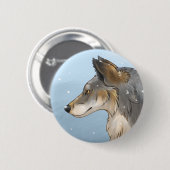 Northwestern Wolf Button (Vorne & Hinten)