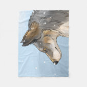 Northwestern Wolf Fleecedecke (Vorderseite)