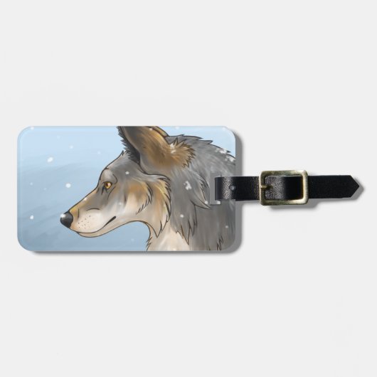 Northwestern Wolf Gepäckanhänger (Vorderseite horizontal)