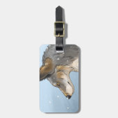 Northwestern Wolf Gepäckanhänger (Vorderseite vertikal)