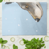 Northwestern Wolf Geschirrtuch (Gefaltet)