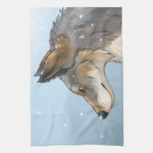 Northwestern Wolf Geschirrtuch (Vertikal)