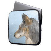 Northwestern Wolf Laptopschutzhülle (Vorderseite Links)