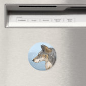 Northwestern Wolf Magnet (In Situ (Geschirrspüler))