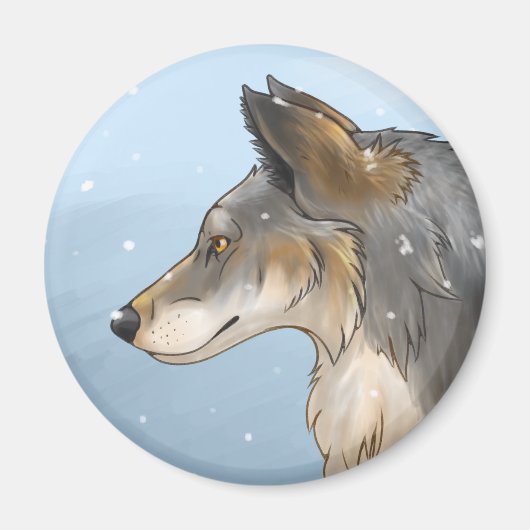 Northwestern Wolf Magnet (Vorne)