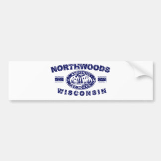 Northwoods-Beunruhigt [Conv Autoaufkleber