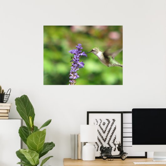 Northwoods Hummingbird Poster (Heimbüro)