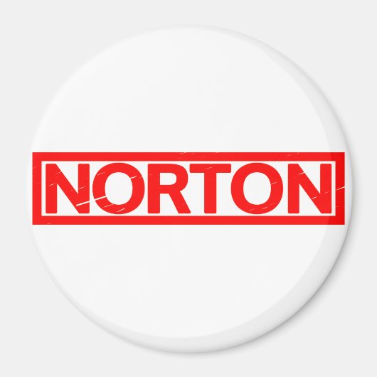 Norton Briefmarke Magnet (Vorne)
