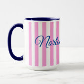 Norton Commons rosa Stripe Tasse (Links)