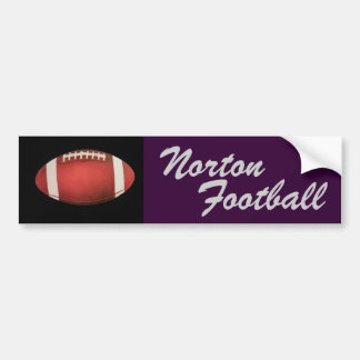 Norton Fußball-Autoaufkleber Autoaufkleber