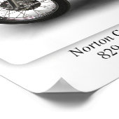 Norton Kommando 850 Roadster MKII-Poster - A3 Poster (Ecke)