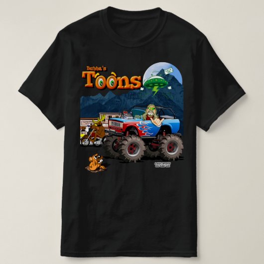 Nortwest Wildlife Cartoon T-Shirt (Design vorne)