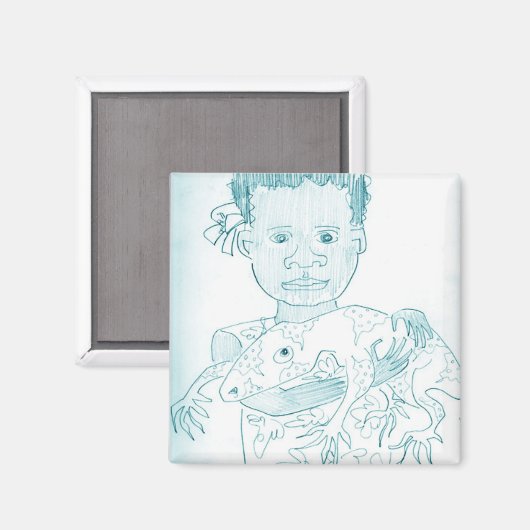 Norupa's Lizard Magnet (Vorderseite/Rückseite)