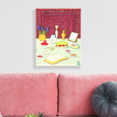 Noruz Haft Sin Table Canvas Print Leinwanddruck (Insitu (Wohnzimmer))