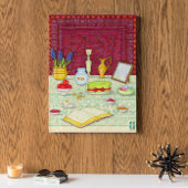 Noruz Haft Sin Table Canvas Print Leinwanddruck