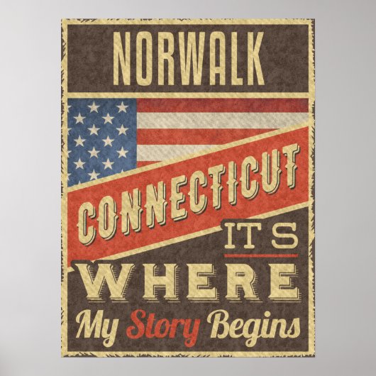 Norwalk Connecticut Poster (Vorne)
