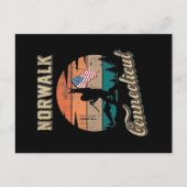 Norwalk Connecticut Postkarte (Vorderseite)