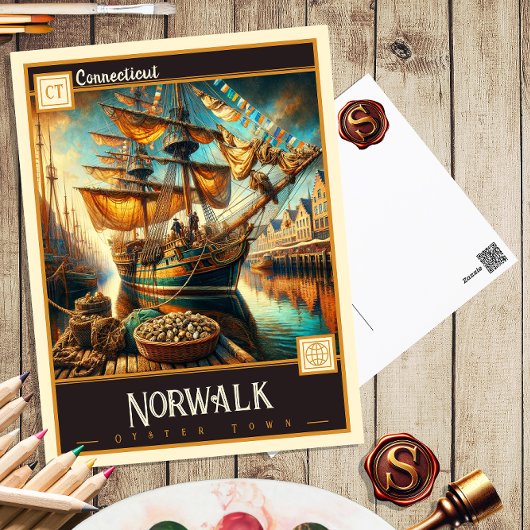 Norwalk, Connecticut | Vintage Postkarte