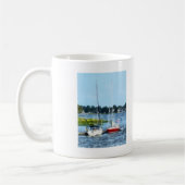 Norwalk: Zwei Segelboote, CT Kaffeetasse (Links)