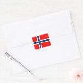 Norway2 Runder Aufkleber (Umschlag)
