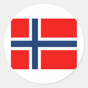 Norway2 Runder Aufkleber