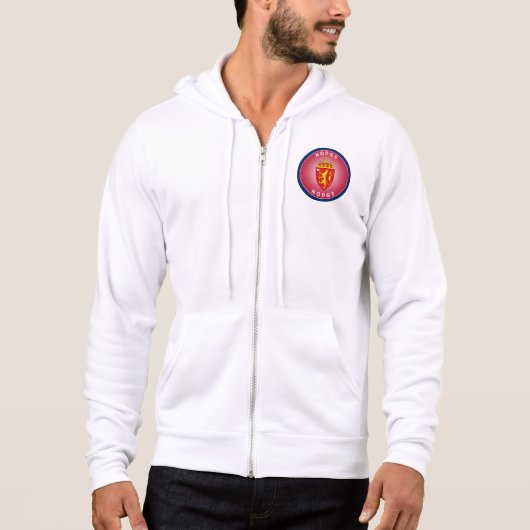 Norway Coat of Arms Circle Shape Hoodie (Vorderseite)