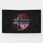 Norway flag banner (Horizontal)