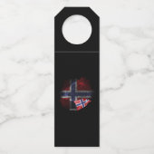 Norway flag flaschenanhänger (Vorderseite)