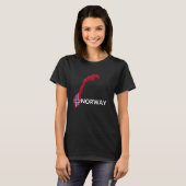 Norway Flag Hiking Holiday Norway Norwegian Flag T-Shirt (Vorne ganz)