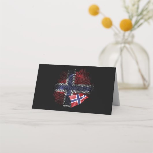 Norway flag platzkarte (Vorderseite)