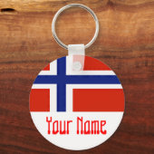 NORWAY FLAG SCHLÜSSELANHÄNGER (Vorderseite)